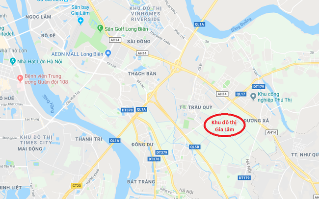 Hà Nội quy hoạch Khu đô thị Gia Lâm quy mô 420ha