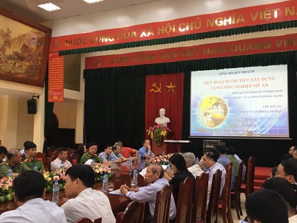 Bắc Giang: Phê duyệt quy hoạch chi tiết cụm công nghiệp Mỹ An