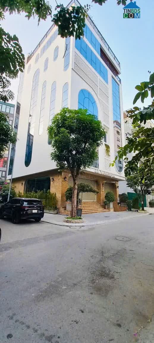 Ảnh Bán Nhà Mặt Phố 3 Thoáng Cầu Giấy Tòa VP Thông Sàn 198m2, MT 15m, 8 Tầng 0