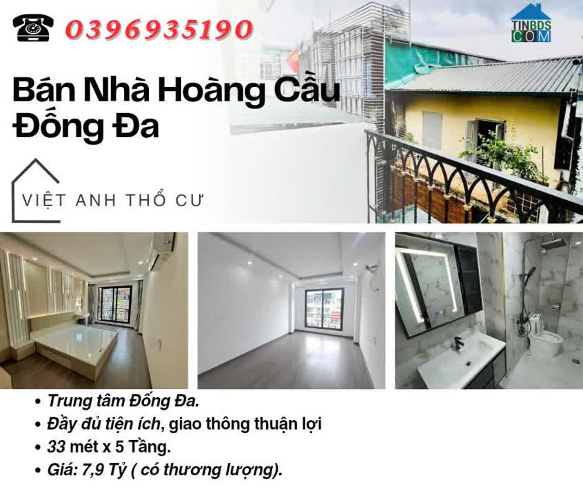 Ảnh Bán nhà Phố Hoàng Cầu, Trung Tâm Quận, Bạt Ngàn TIện Ích, 33mx5T, Giá: 7.9 Tỷ, Lh: 0396935190. 0