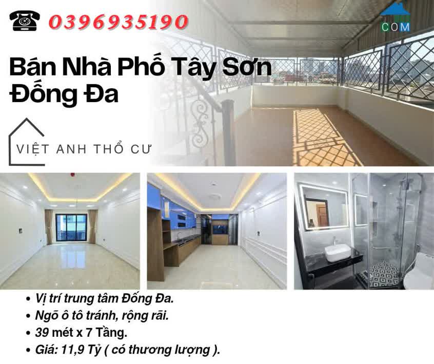 Ảnh Bán nhà Phố Tây Sơn, Nhà Thang Máy, Ngõ Đẹp, 39mx7T, Giá: 11.9 Tỷ, Lh: 0396935190. 0