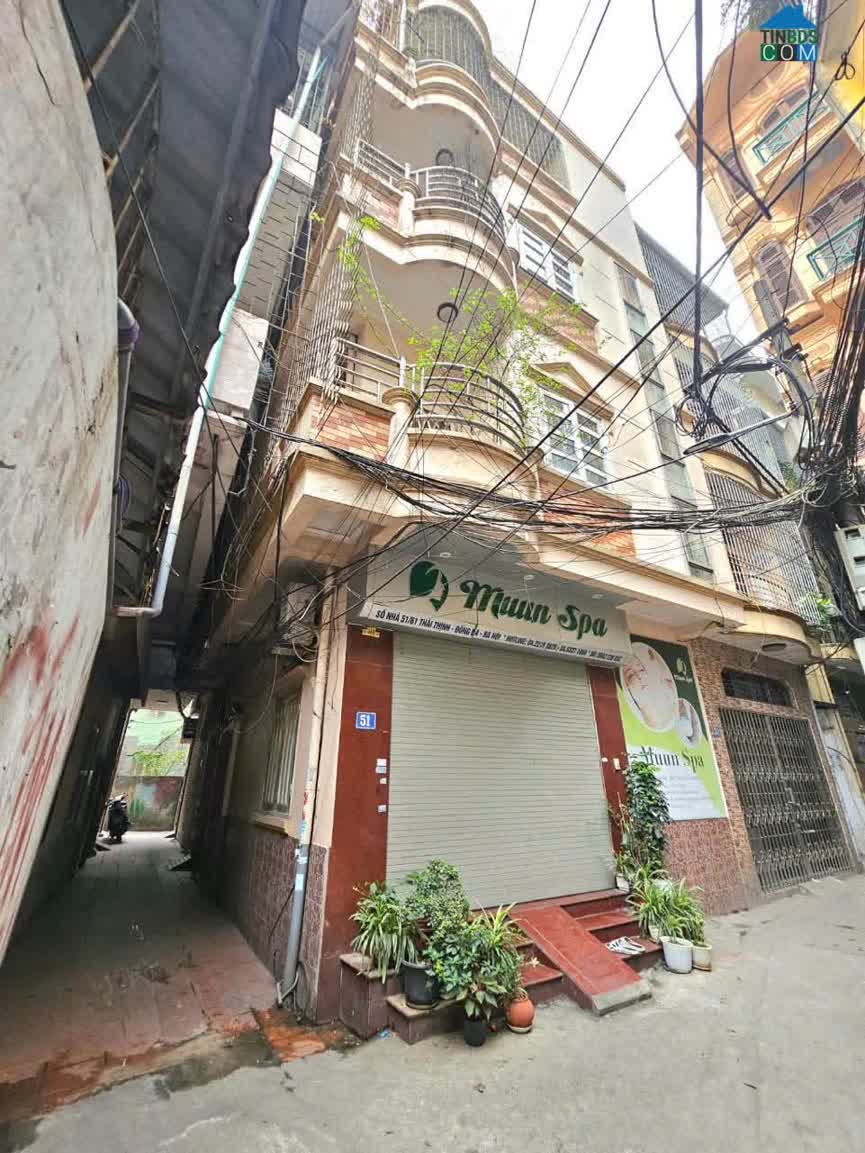 Ảnh bán nhà Đống Đa 46m thái Thịnh, lô góc, ô tô đỗ cửa 0