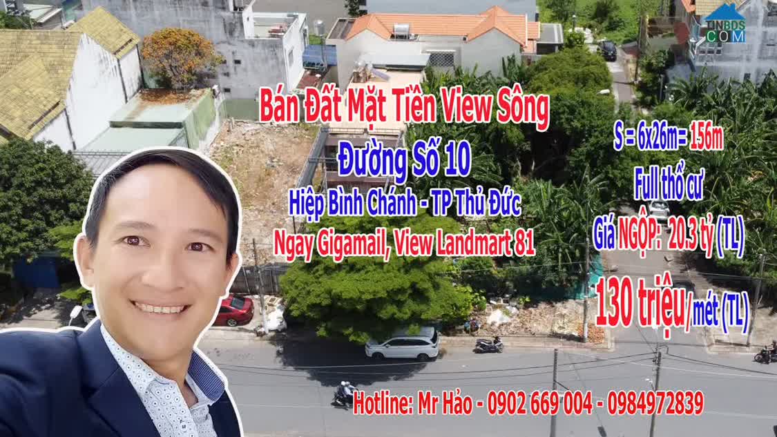 Ảnh Bán Lô Đất Mặt Tiền Đường Số 10 Ven Sông - Hiệp Bình Chánh - Thành Phố Thủ Đức 0