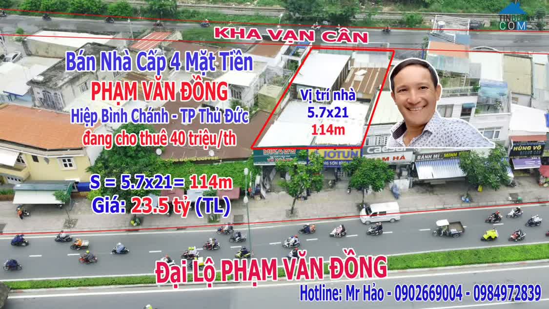 Ảnh Bán Nhà Cấp 4 Mặt Tiền Phạm Văn Đồng - Hiệp Bình Chánh - Thành Phố Thủ Đức 0