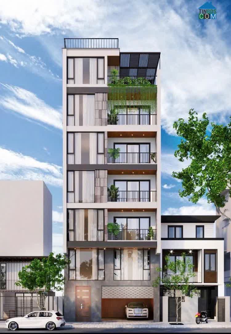 Ảnh Nhà siêu đẹp Ngọc Thuỵ 50m2, 8 tầng, mặt tiền 8.5, Gara 2 ô tô, kinh doanh, giá 21.5 tỷ 0