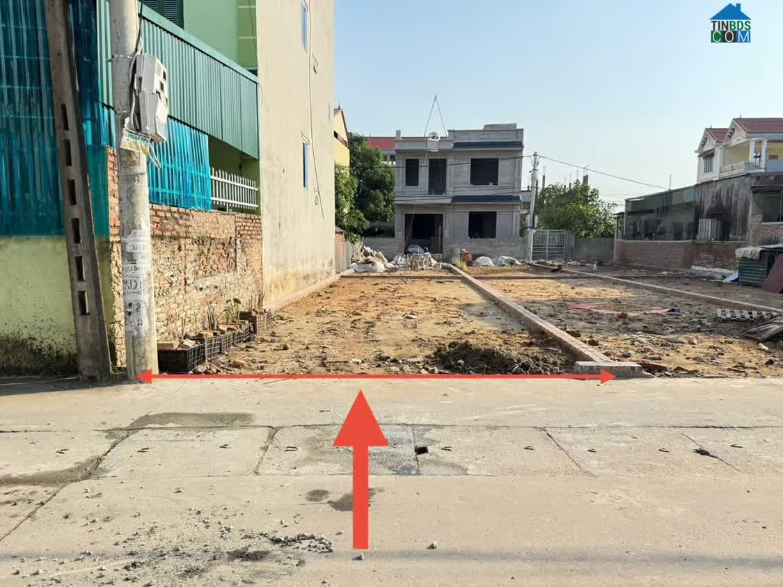 Ảnh Bán 76m đất thôn Ấp Tre, Quang Minh, Mê Linh, HN. Full thổ cư, ô tô tránh 0