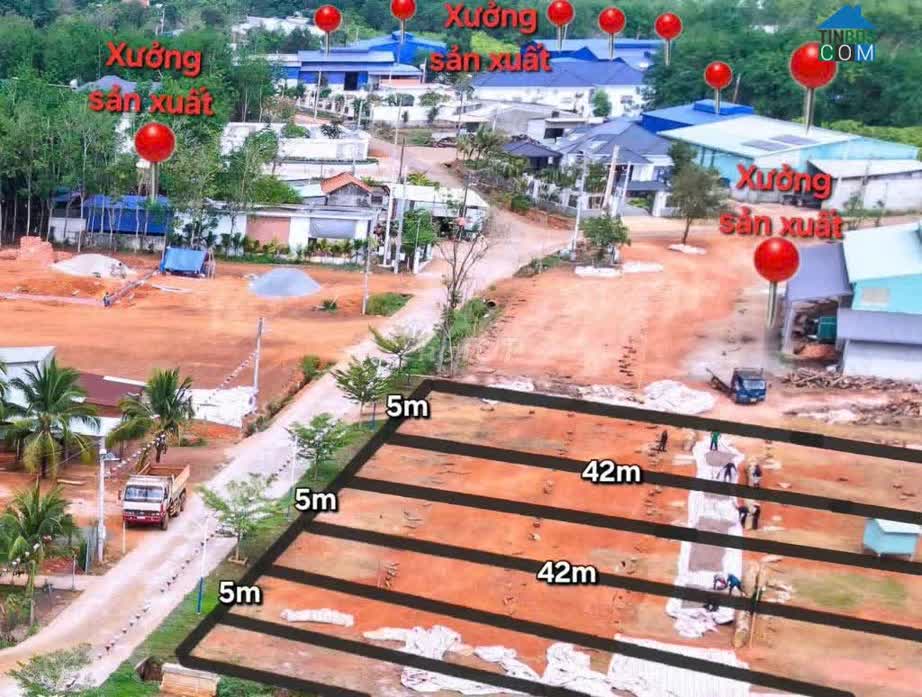 Ảnh 395TR sở hữu lô đất thổ cư 200m² ngay KCN 2.000ha, đường 8m 0