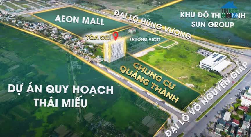 Ảnh Chung cư bên cạnh Aeon Mall Thanh Hóa 2phòng ngủ - 2 vệ sinh 4