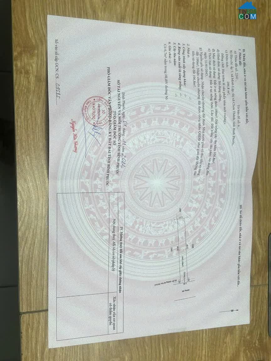 Ảnh Bán đất giá rẽ tại Chơn Thành 0