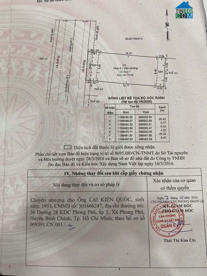 Ảnh Bán Nhà Mặt Tiền 16 Đường Số 3, P11, Q6 0