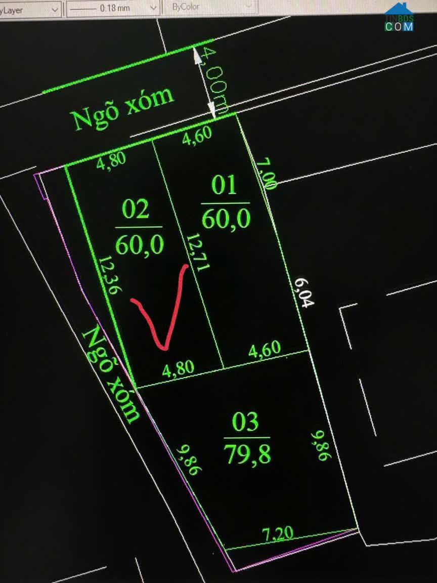 Ảnh 1.3xx tỷ - 60m2 lô góc gần chợ Sang Minh Tân Dương Kinh Zalo 0567222555 0
