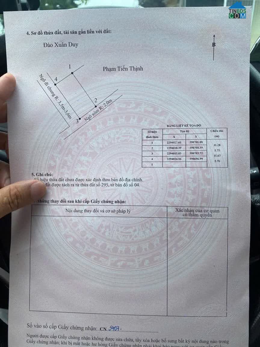 Ảnh Lô Góc Giá Tốt Gần KCN Ngũ Phúc – Chỉ Hơn 1 Tỷ Zalo 0567 222 555 0