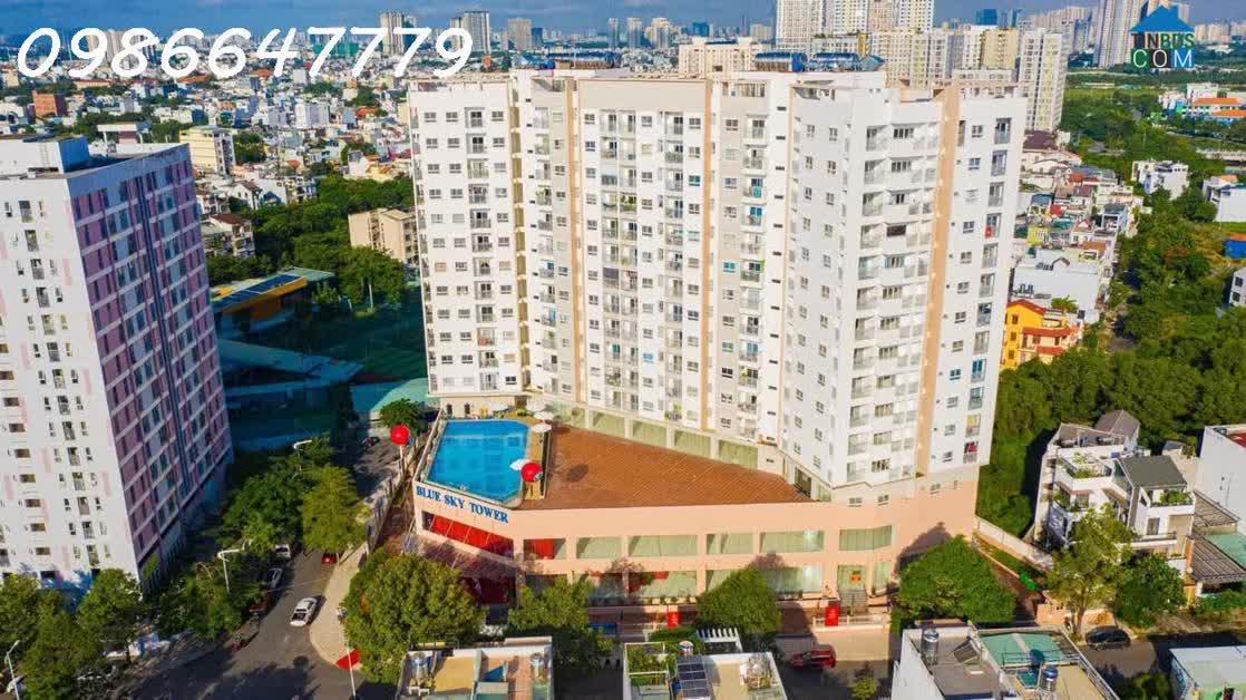 Ảnh Bán căn hộ chung cư Blue Sky Tower Quận 2, HCM 59m2 2PN hướng đông view hồ bơi 2,3 tỷ bao hết phí 0