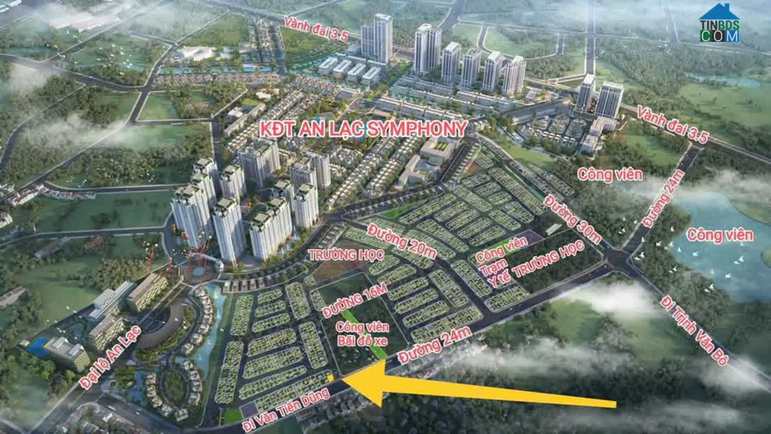 Ảnh Bán đất dịch vụ Vân Canh khu 25,2 ha lô góc 2 mặt tiền, kinh doanh đắc địa 0