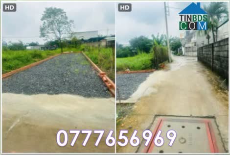 Ảnh Chính chủ bán lô đất 103m2 thổ cư, 1 sẹc thị trấn Hóc Môn, HCM. LH 0777656969 0