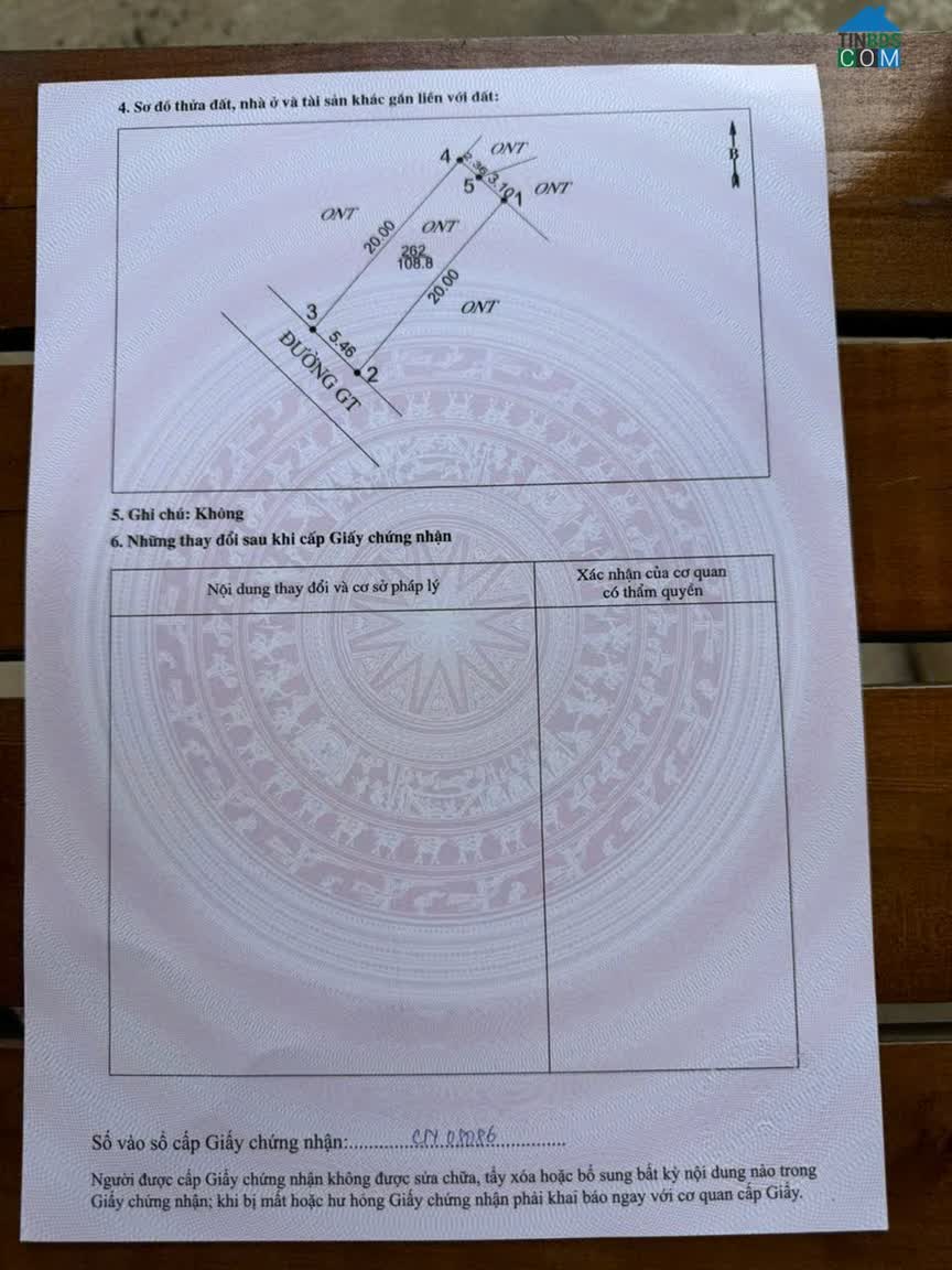 Ảnh Bán Đất Thổ Cư, Sẵn Sổ Giá F0 Cạnh Khu Nghỉ Dưỡng Vườn Vua-Phú Thọ 0