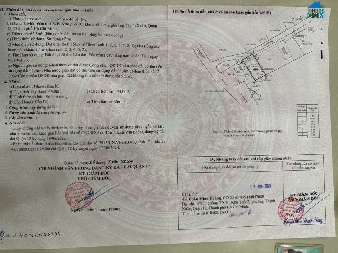 Ảnh Đất Giá Rẻ Thạnh Xuân 13 – 5.7x11m – Sổ Riêng – Gần PiCity – Bán Đất Tặng Nhà 0