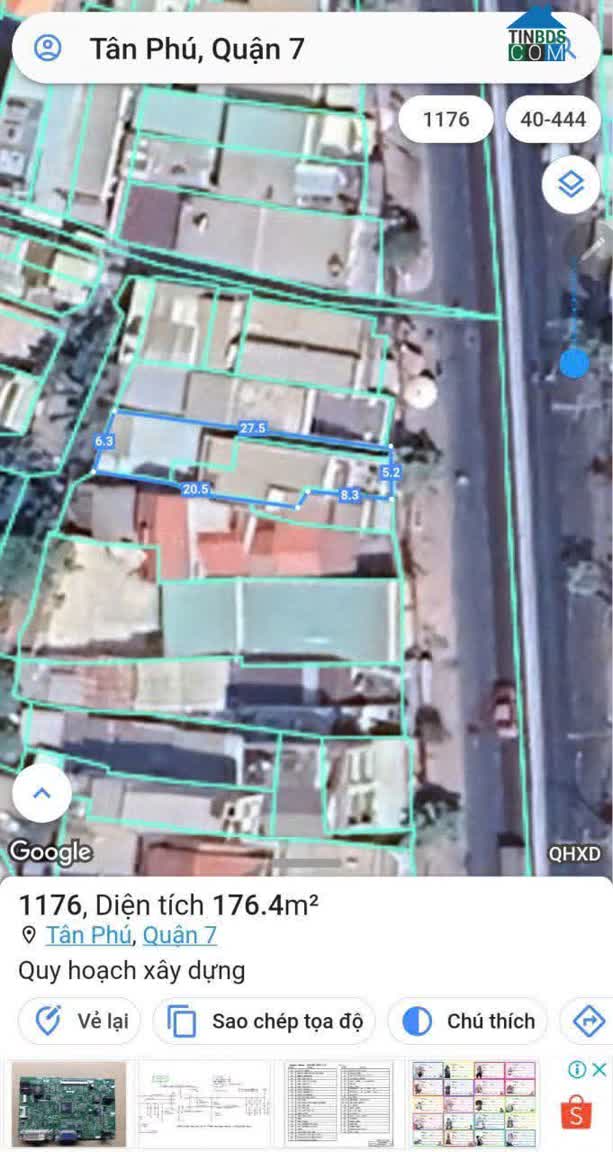 Ảnh Bán nhà Quận 7 số 1178 Huỳnh Tấn Phát, dt 5,2x27m,Nh 6,3m cn 157m 0