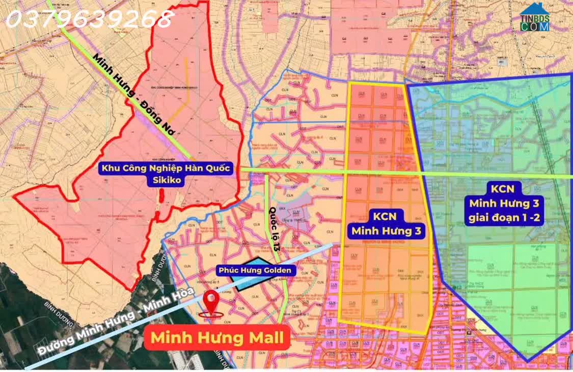 Ảnh Bán Đất Giá Rẻ- Có Thổ Cư- Sổ Sẵn- Gần KCN Minh Hưng- Giá Chỉ Từ 595TR 0