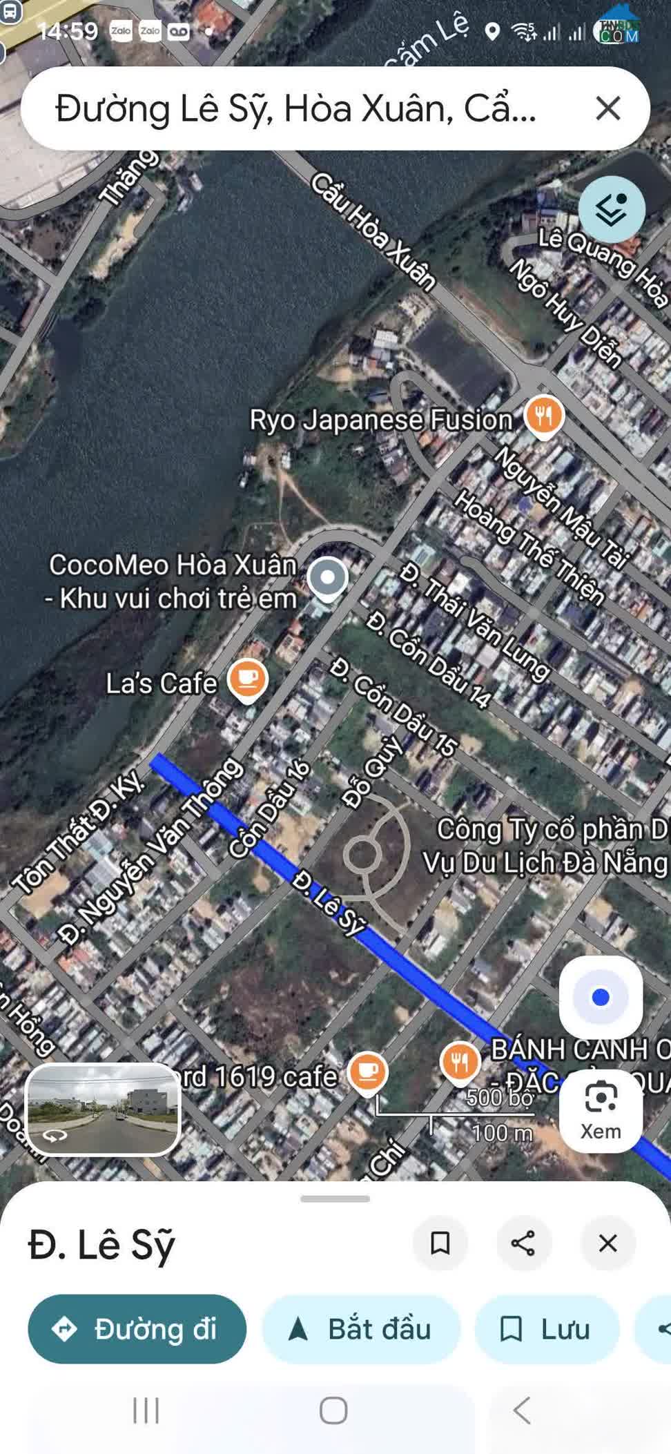 Ảnh Bán Đất Đường Lê Sỹ - Sát Sông - Vị Trí Cực Đẹp 0