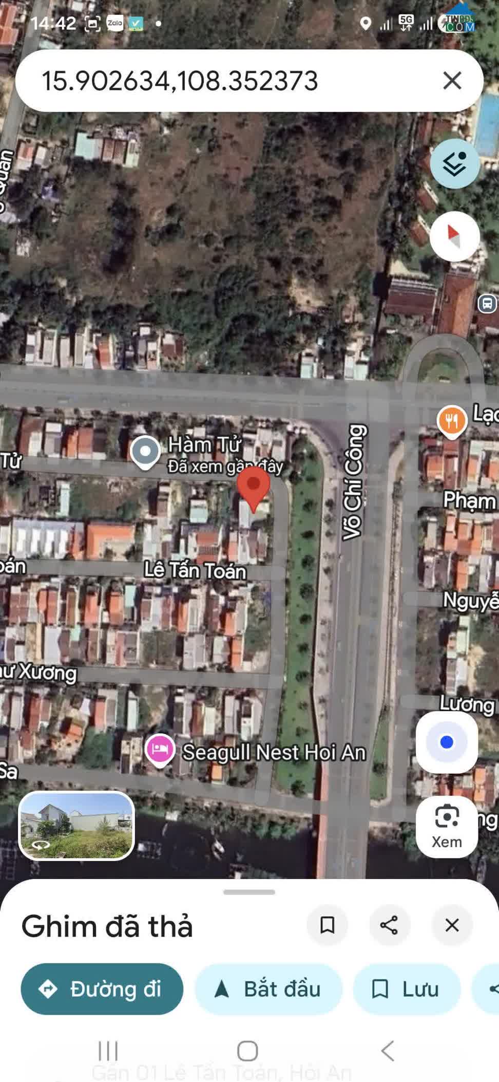 Ảnh Đất 2 Mặt Tiền Đường Hàm Tử - View Biển An Bàng 0