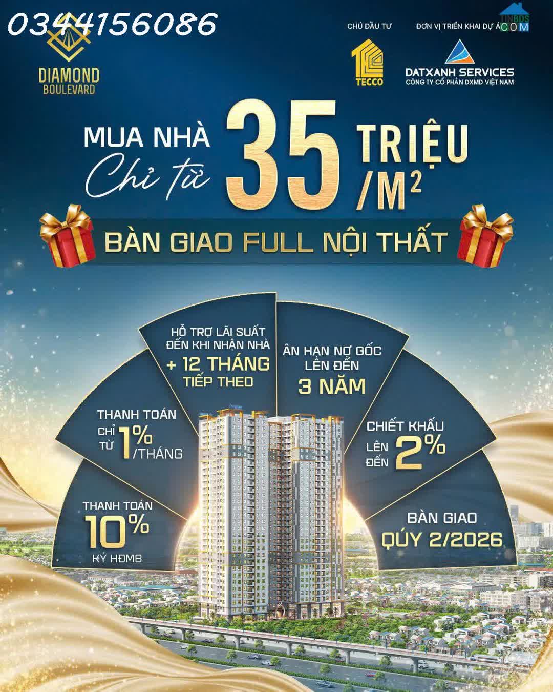 Ảnh Sở Hữu Nhà Chỉ Từ 35 Triệu/m² – Bàn Giao Full Nội Thất 0