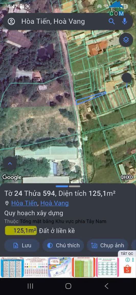 Ảnh Cần Bán Đất Thổ Cư Lệ Sơn 2 – Hòa Tiến - Hòa Vang - Đà Nẵng 0