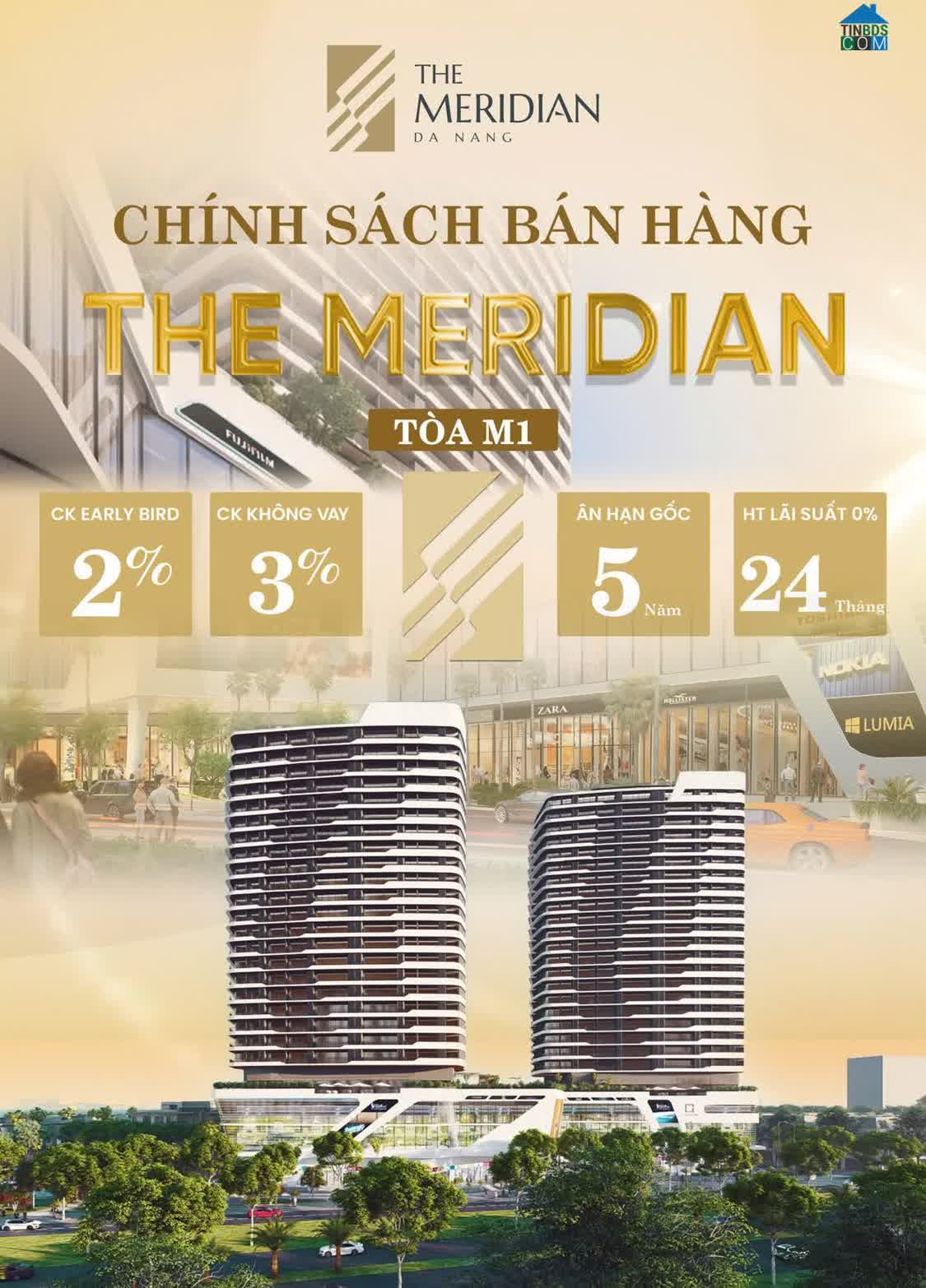 Ảnh The Meridian Đà Nẵng Sở Hữu Tiềm Năm Khai Thác Cho Thuê Cực Tốt 0