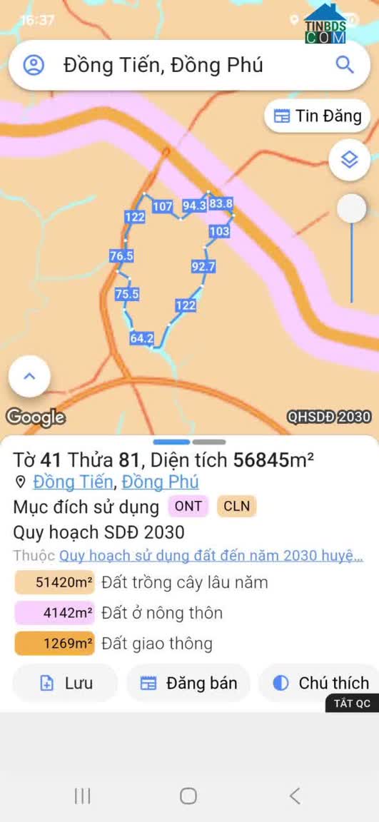 Ảnh Bán Đất Chính Chủ – Đồng Tiến, Đồng Phú, Bình Phước 0
