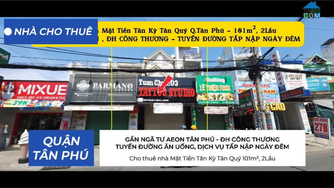 Ảnh Cho thuê nhà Mặt Tiền Tân Kỳ Tân Quý 101m², 2Lầu - GẦN NGÃ TƯ AEON , ĐH CÔNG THƯƠNG 0