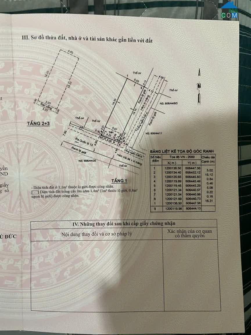 Ảnh Chủ kẹt tiền cần bán gấp nhà 3 lầu, căn góc 2 mặt tiền tại phường Hiệp Bình 0
