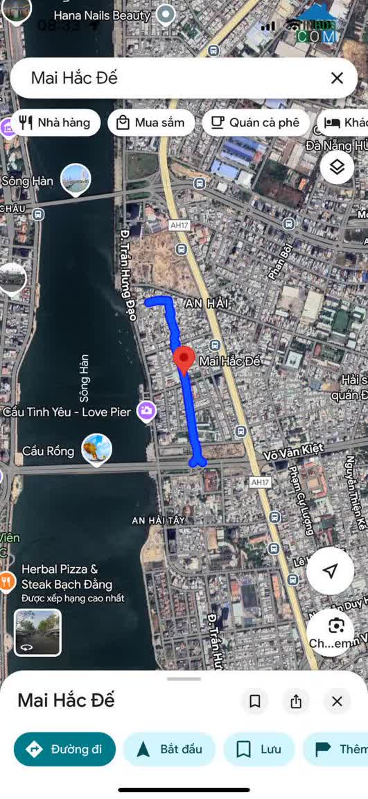 Ảnh Bán nhà 100m2 x 4 tầng mê đúc, 5PN,6WC MT Mai Hắc Đế (10.5m)ngay cầu Rồng, Sơn Trà, Đà Nẵng 0