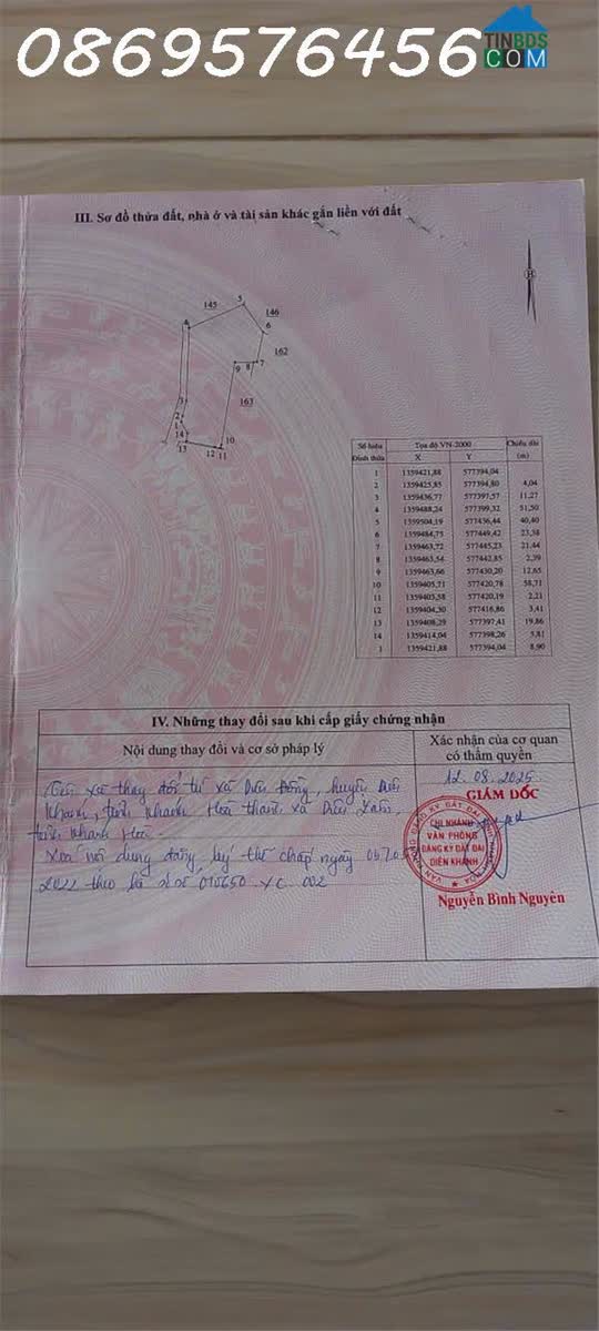 Ảnh Cần Bán Đất Vườn Giá Rẻ Tại Khánh Hoà 0