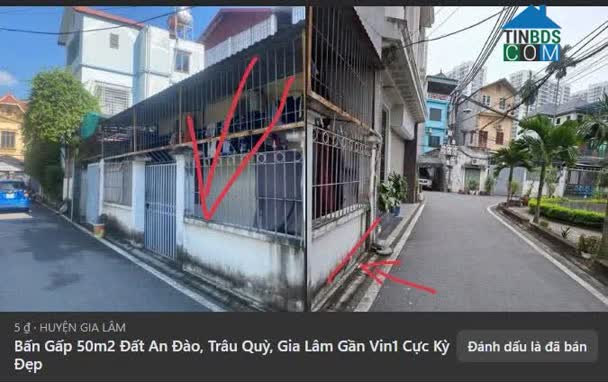Ảnh Bấn Gấp 50m2 Đất An Đào, Trâu Quỳ, Gia Lâm Gần Vin1 Cực Kỳ Đẹp 0