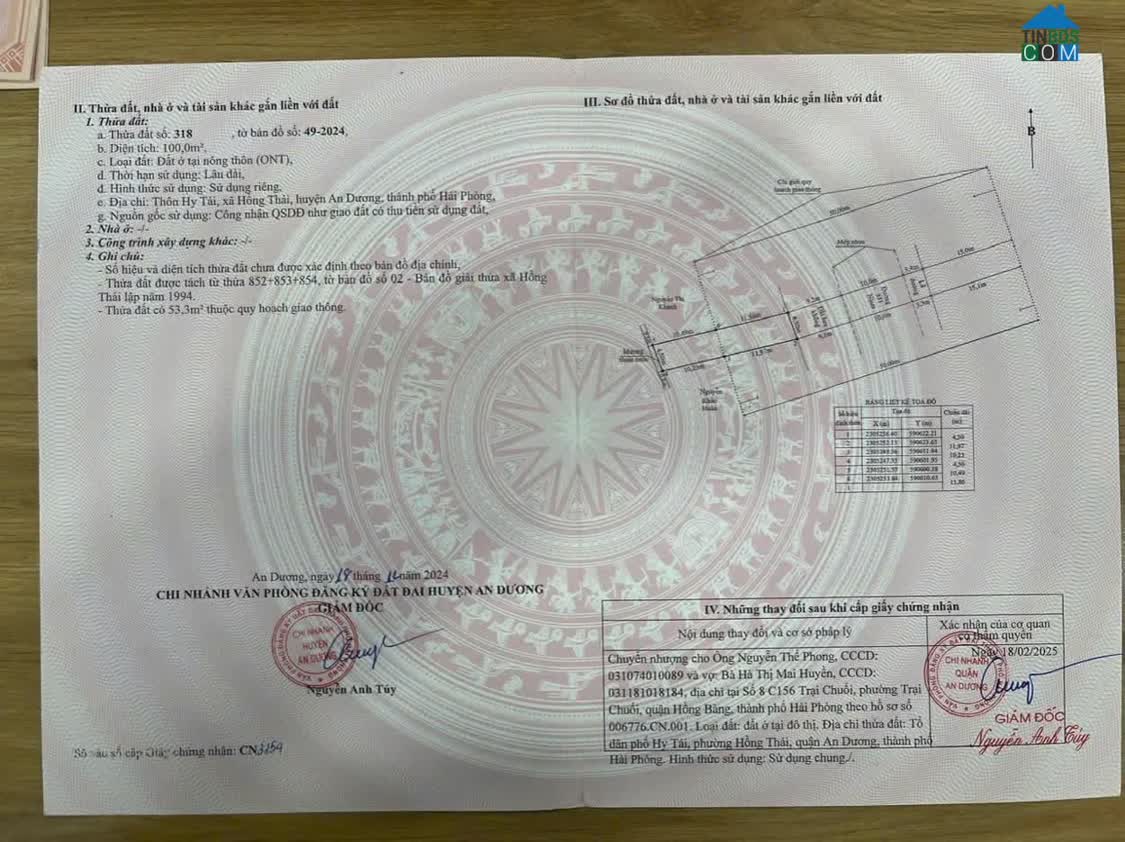 Ảnh Bán đất mặt đường 351 An Dương, Hải Phòng – VỊ TRÍ VÀNG – GIÁ TỐT 0