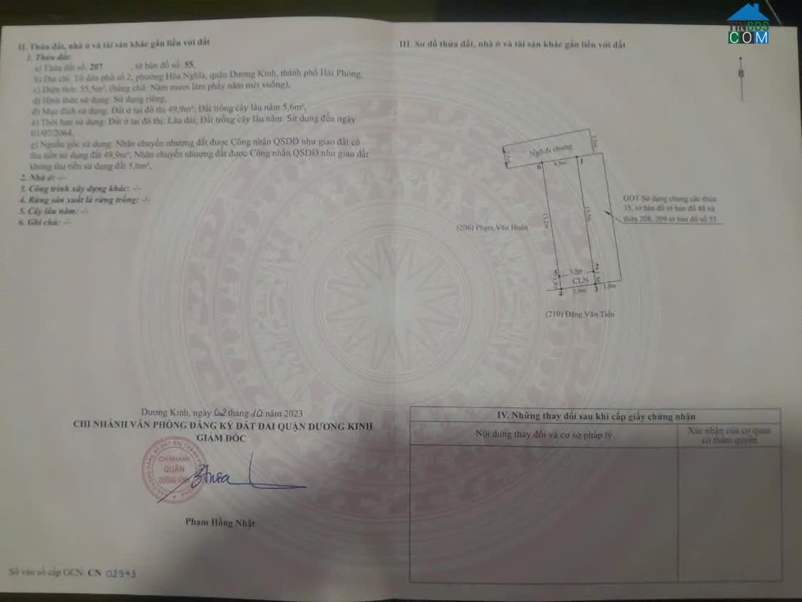 Ảnh Lô Góc Gần Vinhomes Dương Kinh – Giá Hiếm 1.2 Tỷ – Thanh Khoản Tốt Zalo 0567 222 555 0