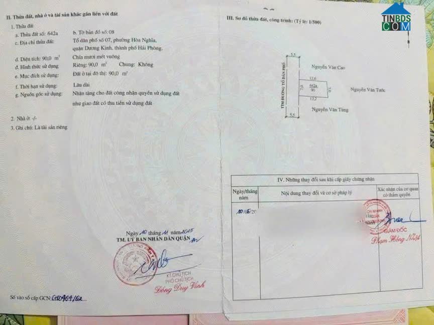 Ảnh Đất mặt đường Thể Nhân Hoà Nghĩa giá 17xx triệu – Mặt tiền rộng 7m – Khu dân cư đông ZALO 0567... 0