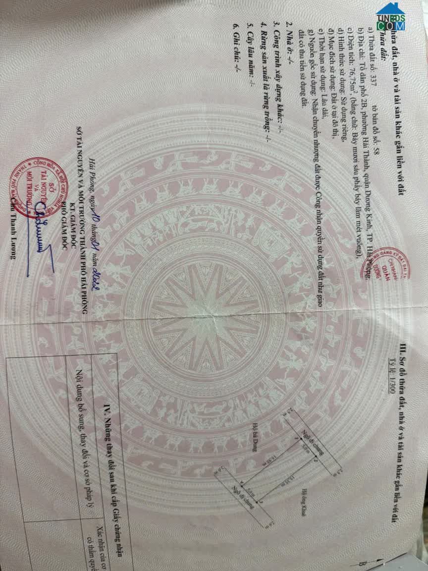 Ảnh Giá 1,X Tỷ – Lô Đất 2 Mặt Ngõ Hải Thành, Dương Kinh – Khu Trung Tâm Phường Zalo 0567 222 555 0