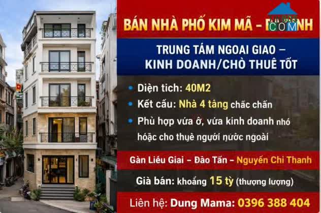 Ảnh Bán Nhà Phố Kim Mã – Ba Đình – Trung Tâm Ngoại Giao – Kinh Doanh/cho Thuê Tốt 0