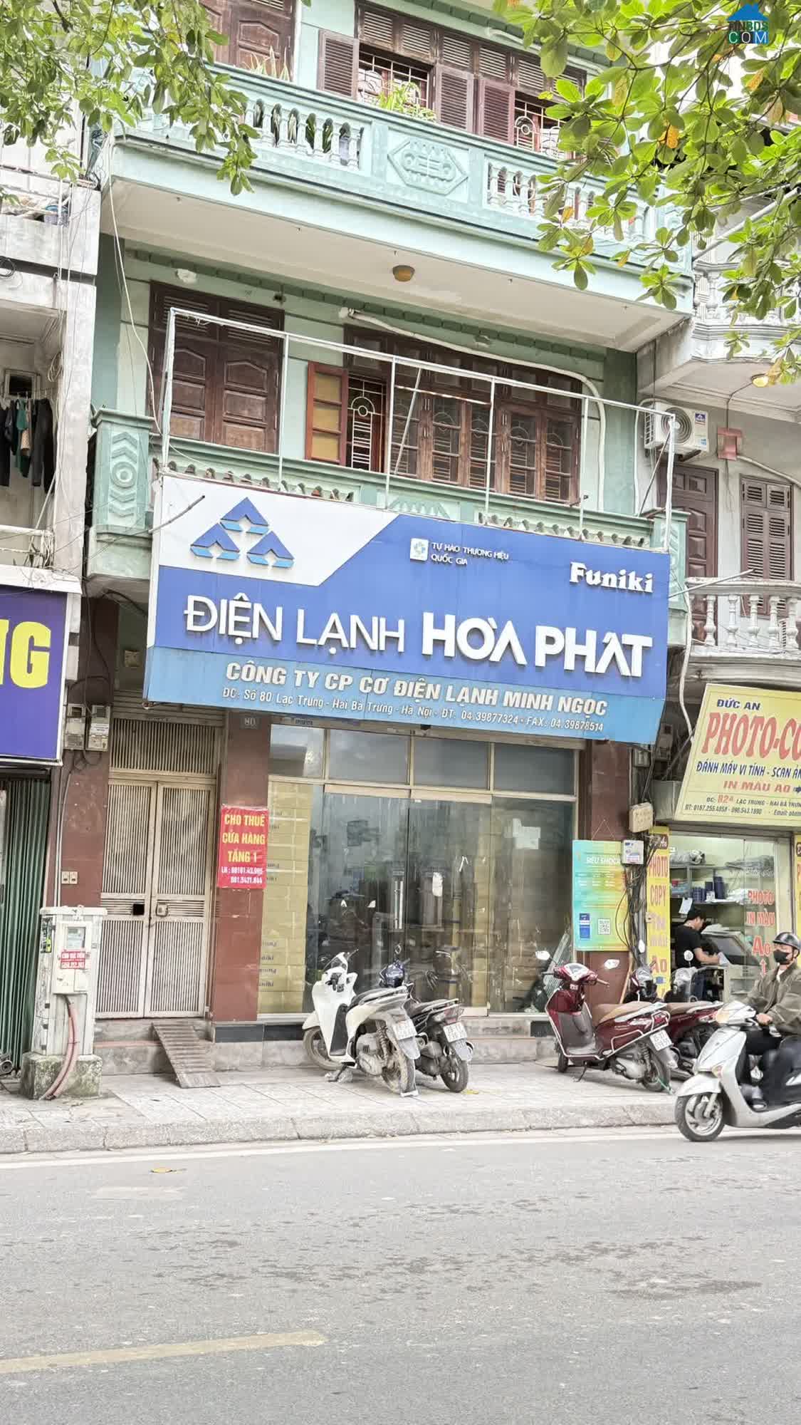 Ảnh Cho Thuê Cửa Hàng Mặt Phố Số 80 Lạc Trung – Vị Trí Đắc Địa, Trung Tâm Hà Nội 0