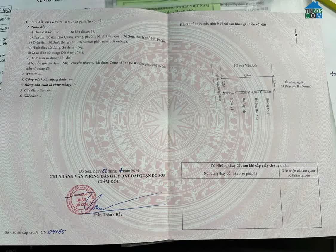 Ảnh Đất 90,2m² Quang Trung Minh Đức – Cách Thượng Đức Hơn 100M – Giá 1,5x Tỷ Hiếm Tầm Tiền Zalo... 0