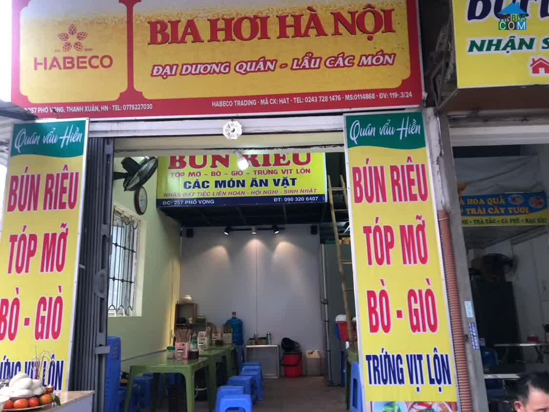 Ảnh Chính chủ sang nhượng lại quán ăn 257 phố Vọng, HBT, Hà Nội. LH 0903206407 0