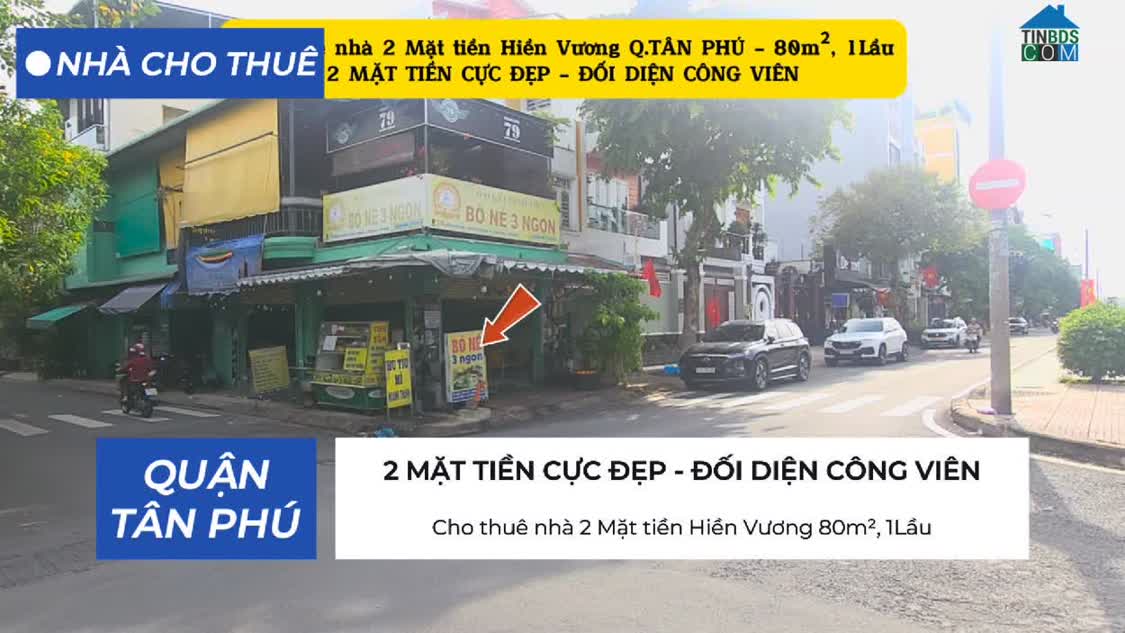 Ảnh Cho thuê nhà 2 Mặt tiền Hiền Vương 80m²,1Lầu - 20Triệu 0