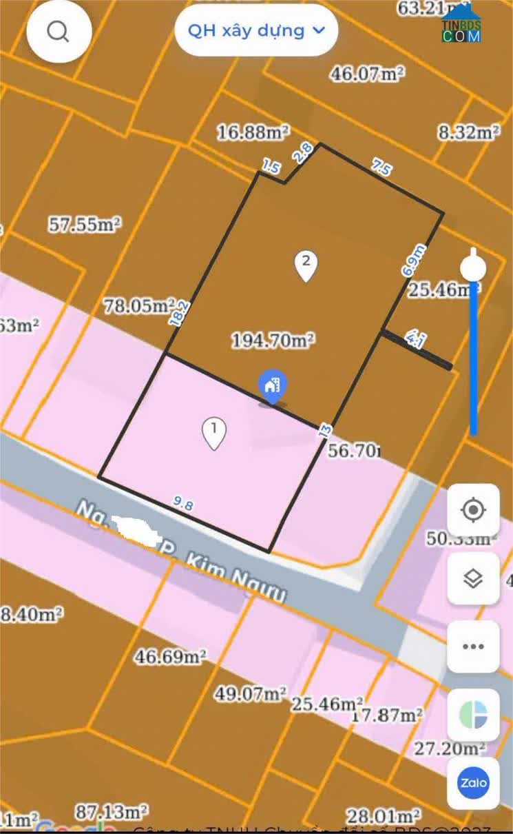 Ảnh Chỉ 124 triệu/m2 sở hữu đất thổ cư sổ vuông đét Công viên Võ Thị Sáu 0