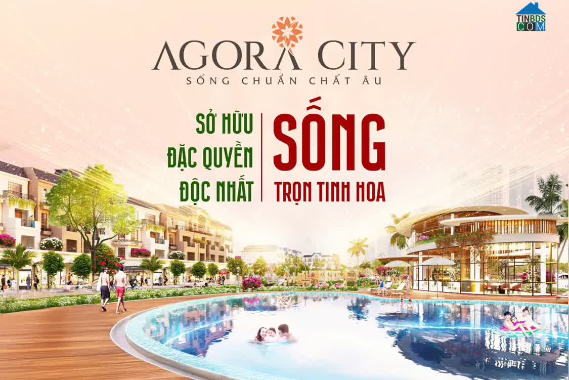 Ảnh Agora City Đô Thị Xanh: Nhiều Mặt Giáp Sông 100 Tiện Ích Hữu Ích- Full Thổ 4 Tầng. Sơn 0933828233 0