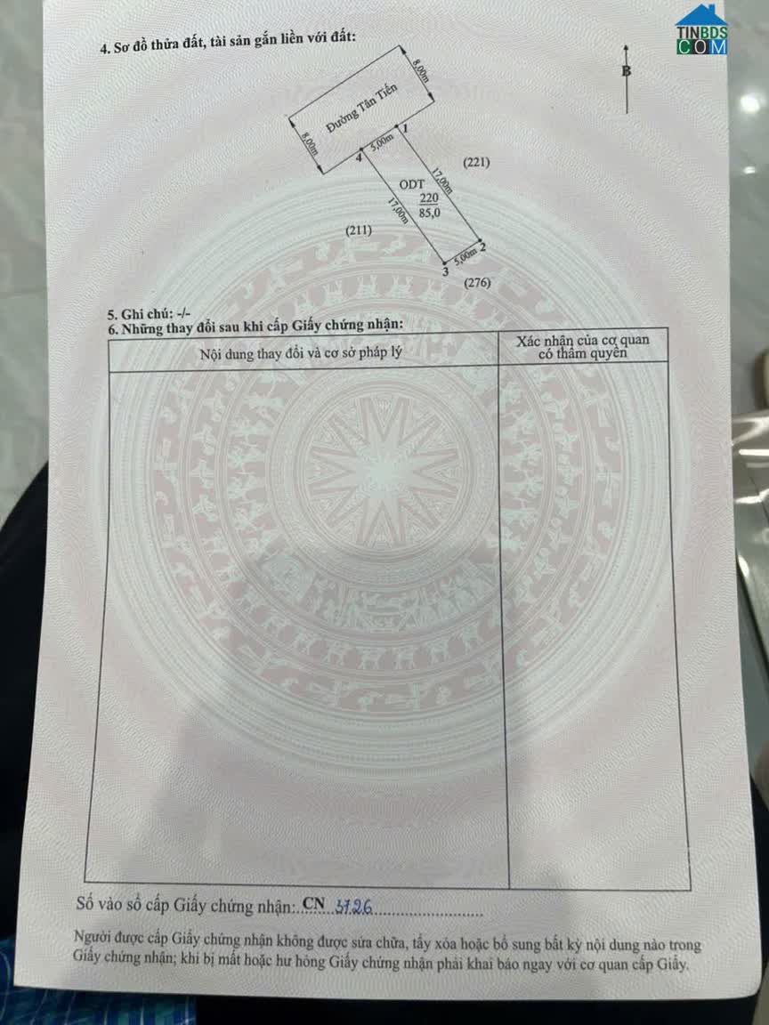 Ảnh Lô Đất Phố Tân Thành – Giá Tốt Trong Khu Dân Cư, Mặt Tiền 5M Zalo 0567 222 555 0