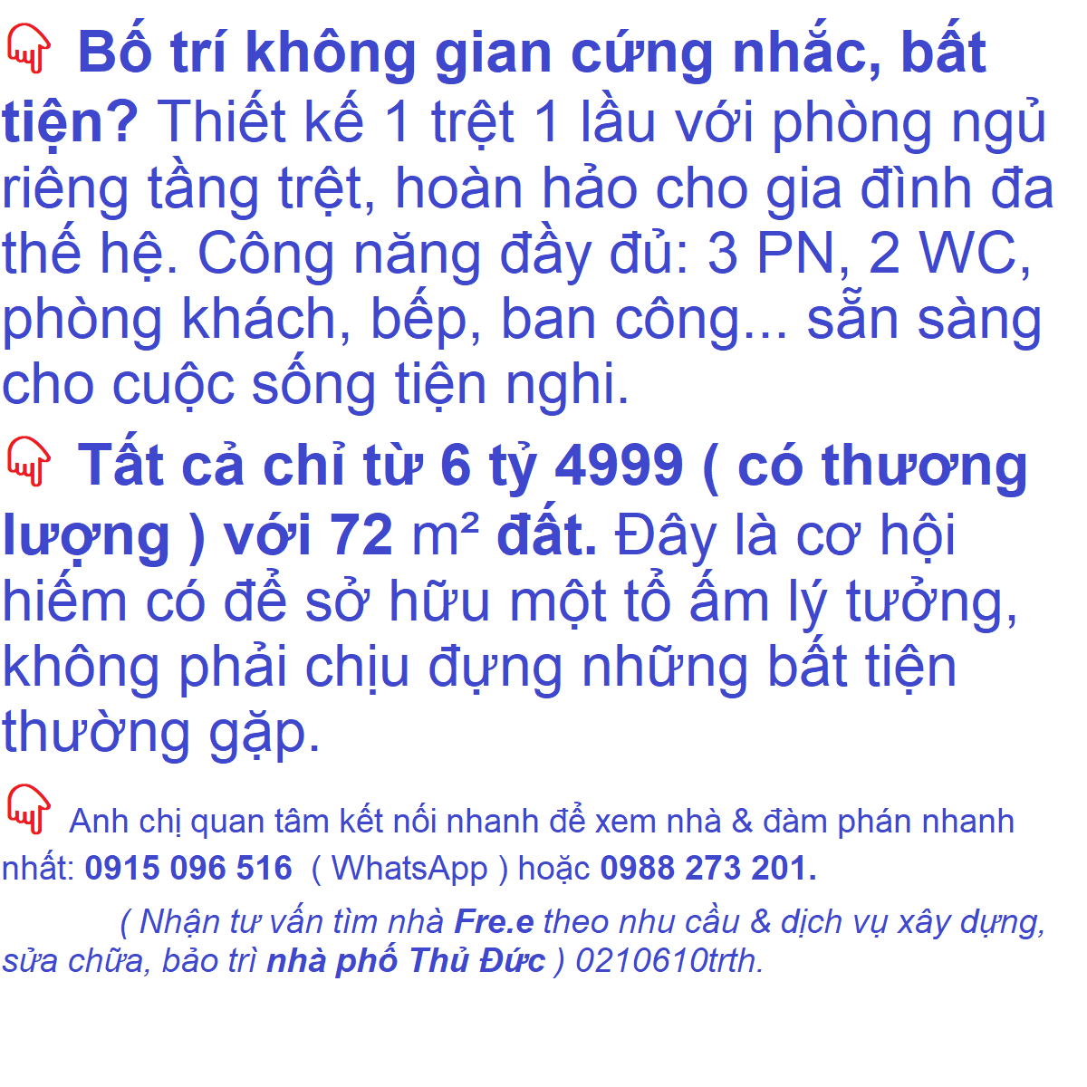 Ảnh Nhà phố Thủ Đức: Giải pháp cho 3 nỗi lo thường gặp | Hẻm xe tải | 72 m² đất, chỉ 6 tỷ.n.n.n 0