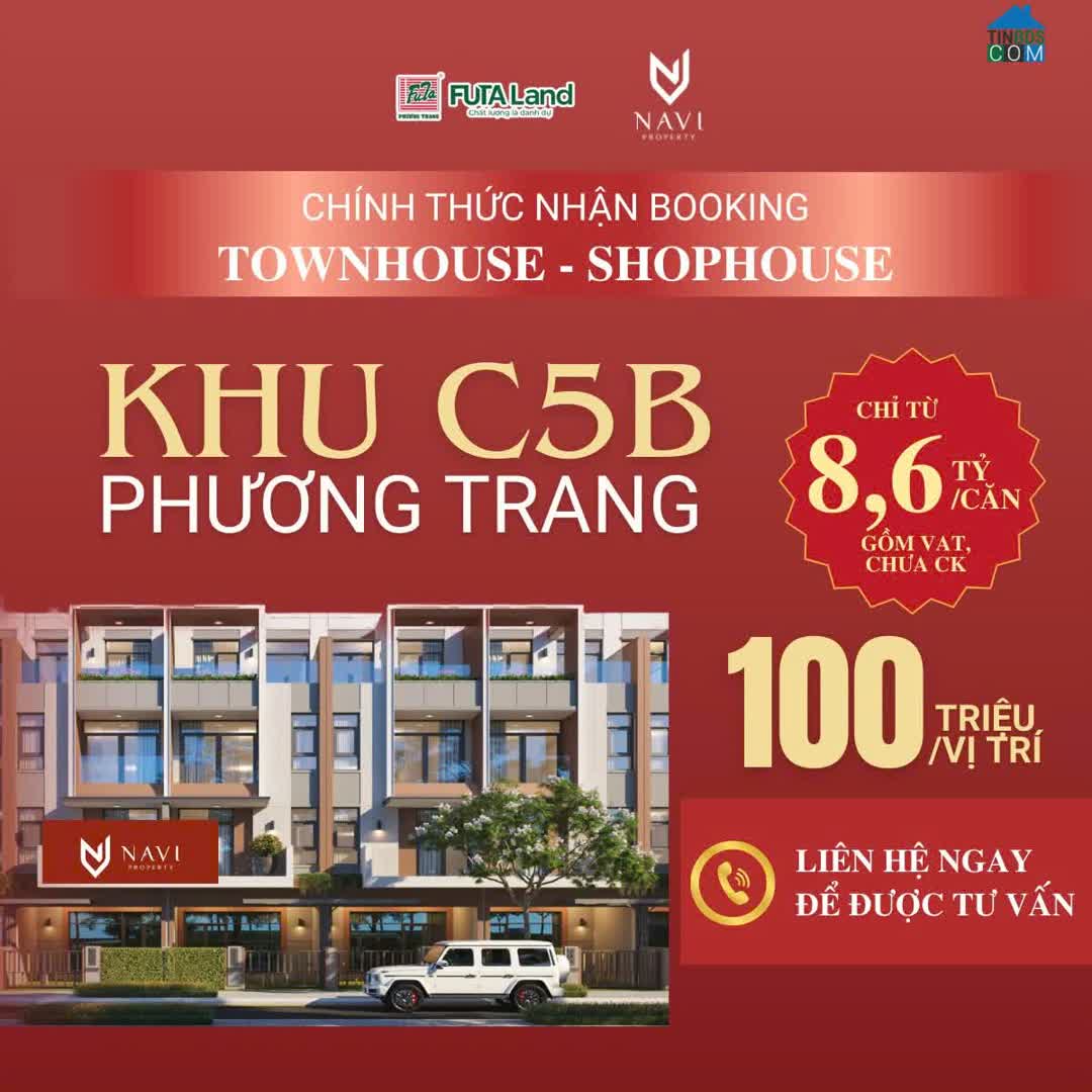 Ảnh 171 Căn Shophouse - Nhà Phố C5B Phương Trang 0