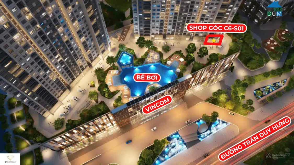 Ảnh Cho Thuê Shophouse Vinhomes D Capital mặt tiền 8m,View trực diện sân vườn,bể bơi 0