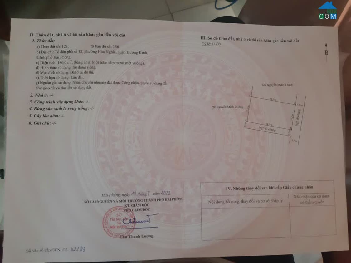 Ảnh Lô góc tổ 12 An Toàn – Dương Kinh, 180m² ngang 10m Phù hợp phân lô, đầu tư ZALO 0567 222 555 0